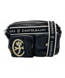 CASTELBAJAC（カステルバジャック）の古着「ショルダーバッグ」｜ブラック×ホワイト
