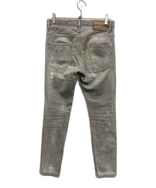 DSQUARED2（ディースクエアード）DSQUARED2 (ディースクエアード) デニムパンツ ライトグレー サイズ:44の古着・服飾アイテム