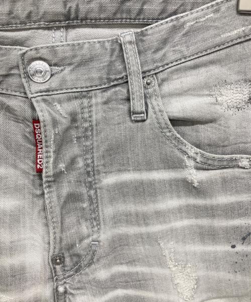 DSQUARED2（ディースクエアード）DSQUARED2 (ディースクエアード) デニムパンツ ライトグレー サイズ:44の古着・服飾アイテム