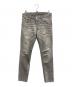 DSQUARED2（ディースクエアード）の古着「デニムパンツ」｜ライトグレー