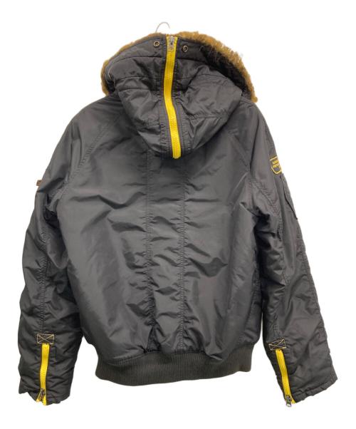 ALPHA INDUSTRIES（アルファインダストリーズ）ALPHA INDUSTRIES (アルファインダストリーズ) フライトジャケット ブラック サイズ:Lの古着・服飾アイテム