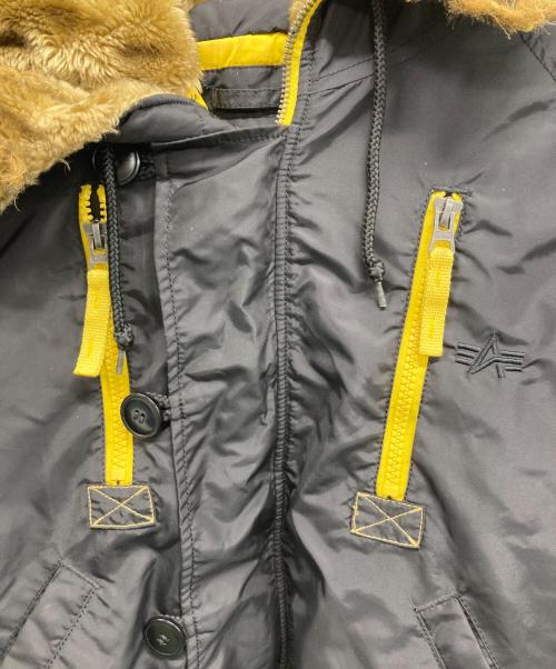 ALPHA INDUSTRIES（アルファインダストリーズ）ALPHA INDUSTRIES (アルファインダストリーズ) フライトジャケット ブラック サイズ:Lの古着・服飾アイテム