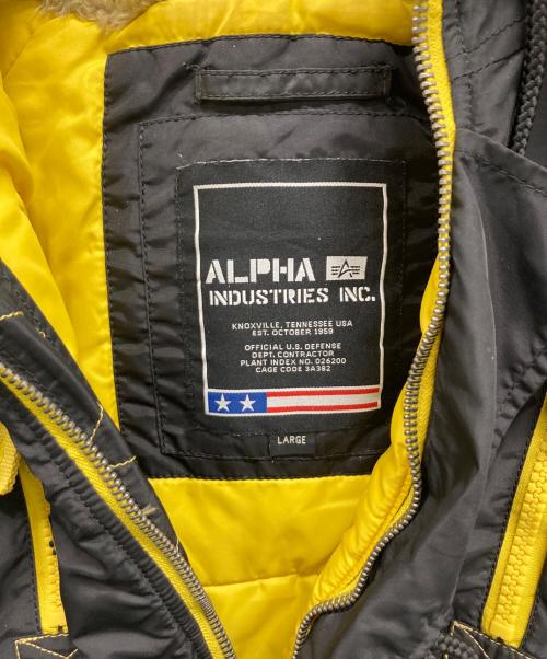 ALPHA INDUSTRIES（アルファインダストリーズ）ALPHA INDUSTRIES (アルファインダストリーズ) フライトジャケット ブラック サイズ:Lの古着・服飾アイテム