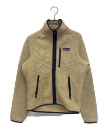Patagonia（パタゴニア）の古着「フリースジャケット」｜ベージュ×ネイビー