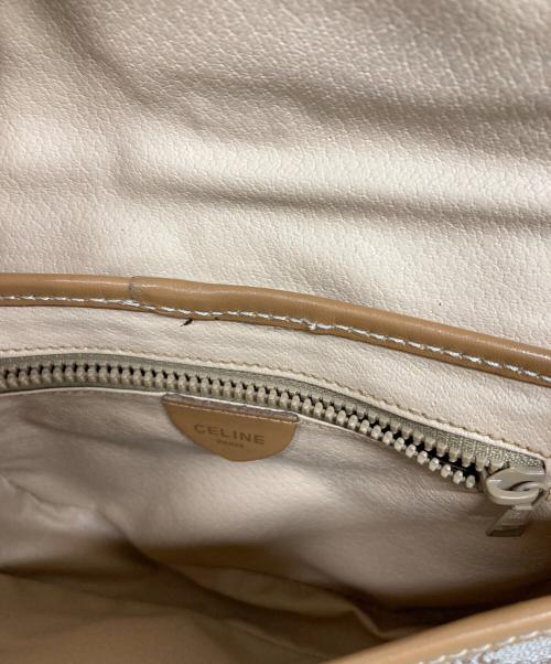 CELINE（セリーヌ）CELINE (セリーヌ) ショルダーバッグ ベージュの古着・服飾アイテム