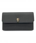 Valextraヴァレクストラ）の古着「ブレラシティウォレット」｜チャコールグレー