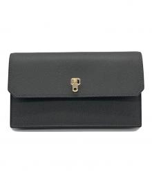 Valextra（ヴァレクストラ）の古着「ブレラシティウォレット」｜チャコールグレー