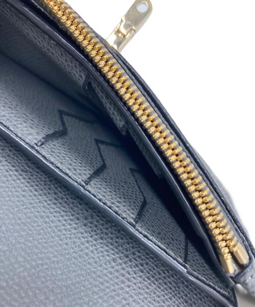 Valextra（ヴァレクストラ）Valextra (ヴァレクストラ) ブレラシティウォレット チャコールグレーの古着・服飾アイテム