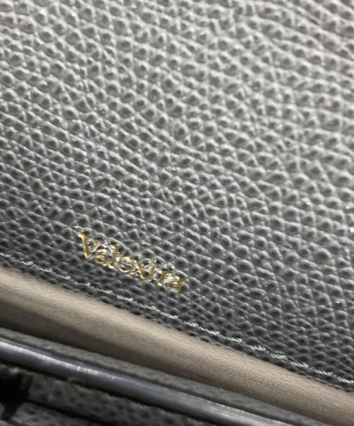 Valextra（ヴァレクストラ）Valextra (ヴァレクストラ) ブレラシティウォレット チャコールグレーの古着・服飾アイテム