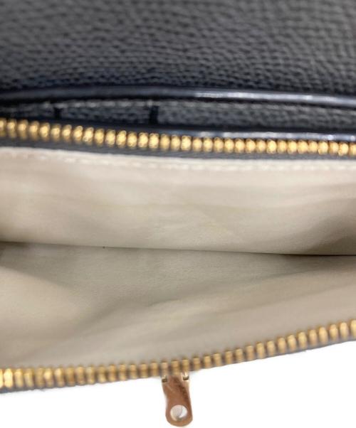 Valextra（ヴァレクストラ）Valextra (ヴァレクストラ) ブレラシティウォレット チャコールグレーの古着・服飾アイテム