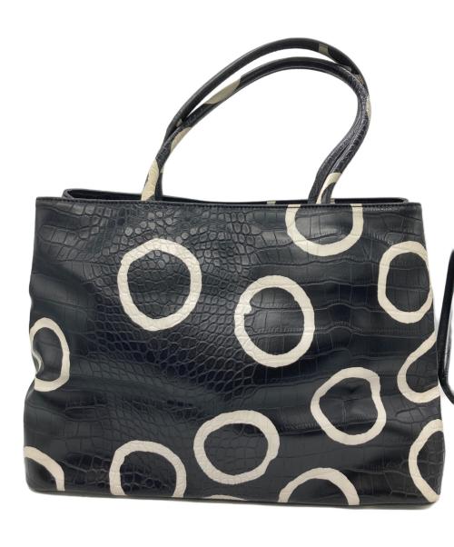 Vivienne Westwood ANGLOMANIA（ヴィヴィアンウエストウッドアングロマニア）VIVIENNE WESTWOOD ANGLOMANIA (ヴィヴィアンウエストウッドアングロマニア) トートバッグ ホワイト×ブラックの古着・服飾アイテム