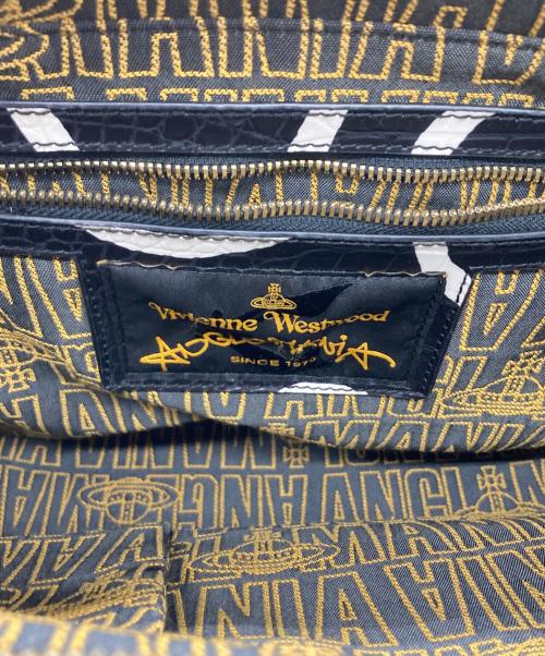 Vivienne Westwood ANGLOMANIA（ヴィヴィアンウエストウッドアングロマニア）VIVIENNE WESTWOOD ANGLOMANIA (ヴィヴィアンウエストウッドアングロマニア) トートバッグ ホワイト×ブラックの古着・服飾アイテム