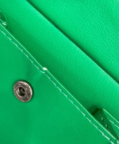 INTEX（インテックス）INTEX (インテックス) 2つ折り財布 グリーン×ブラックの古着・服飾アイテム