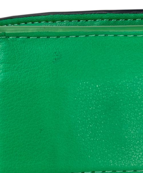 INTEX（インテックス）INTEX (インテックス) 2つ折り財布 グリーン×ブラックの古着・服飾アイテム