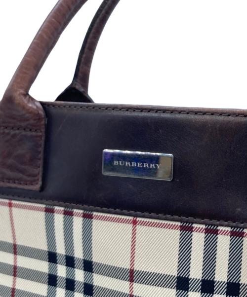 BURBERRY（バーバリー）BURBERRY (バーバリー) 2WAYバッグ ベージュ×ブラウンの古着・服飾アイテム