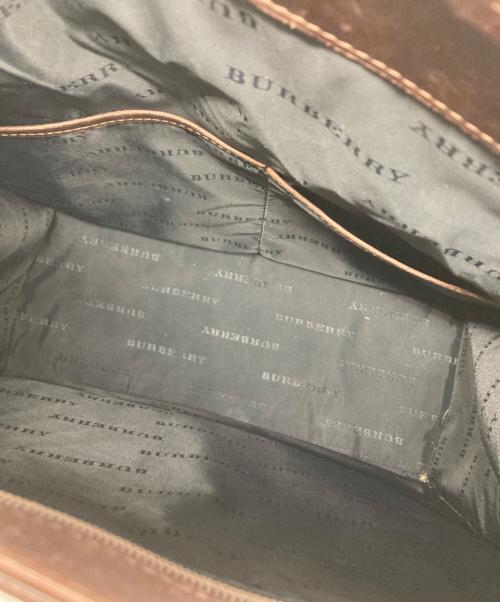 BURBERRY（バーバリー）BURBERRY (バーバリー) 2WAYバッグ ベージュ×ブラウンの古着・服飾アイテム