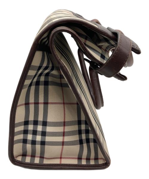 BURBERRY（バーバリー）BURBERRY (バーバリー) 2WAYバッグ ベージュ×ブラウンの古着・服飾アイテム