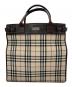 BURBERRY（バーバリー）の古着「2WAYバッグ」｜ベージュ×ブラウン