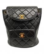 CHANELシャネル）の古着「リュック」｜ブラック