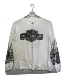 HARLEY-DAVIDSON（ハーレーダビッドソン）の古着「長袖カットソー」｜ホワイト