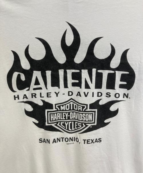 HARLEY-DAVIDSON（ハーレーダビッドソン）HARLEY-DAVIDSON (ハーレーダビッドソン) 長袖カットソー ホワイト サイズ:SIZE XLの古着・服飾アイテム