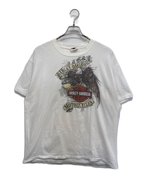 HARLEY-DAVIDSON（ハーレーダビッドソン）HARLEY-DAVIDSON (ハーレーダビッドソン) 半袖カットソー ベージュ サイズ:SIZE XLの古着・服飾アイテム