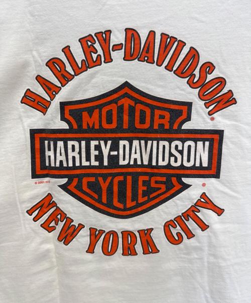 HARLEY-DAVIDSON（ハーレーダビッドソン）HARLEY-DAVIDSON (ハーレーダビッドソン) 半袖カットソー ベージュ サイズ:SIZE XLの古着・服飾アイテム