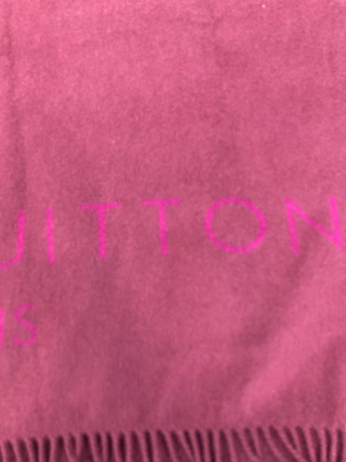 LOUIS VUITTON（ルイ ヴィトン）LOUIS VUITTON (ルイ ヴィトン) カシミヤマフラー ボルドーの古着・服飾アイテム