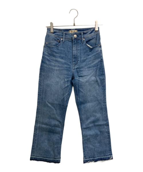 YANUK（ヤヌーク）YANUK (ヤヌーク) フレアデニムパンツ スカイブルー サイズ:SIZE 63.5cm (W25)の古着・服飾アイテム