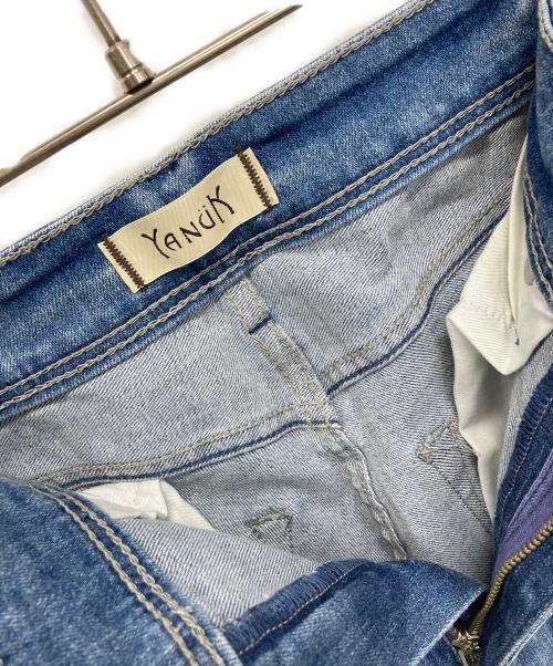 YANUK（ヤヌーク）YANUK (ヤヌーク) フレアデニムパンツ スカイブルー サイズ:SIZE 63.5cm (W25)の古着・服飾アイテム