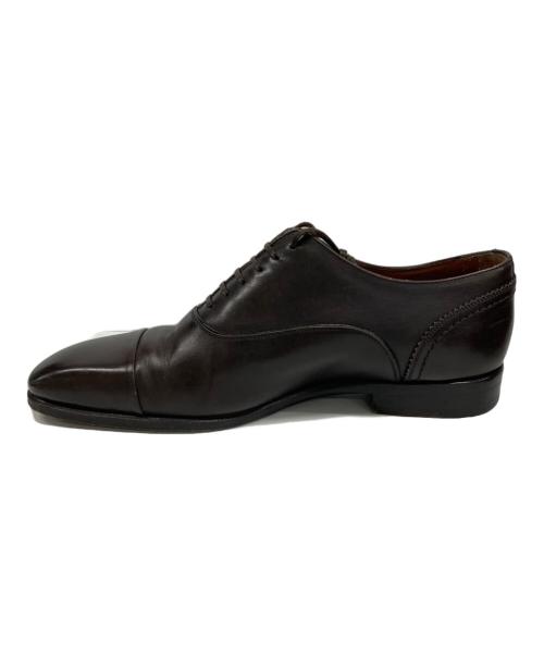 ERMENEGILDO ZEGNA（エルメネジルド・ゼニア）ERMENEGILDO ZEGNA (エルメネジルド・ゼニア) ビジネスシューズ ブラウン サイズ:6の古着・服飾アイテム