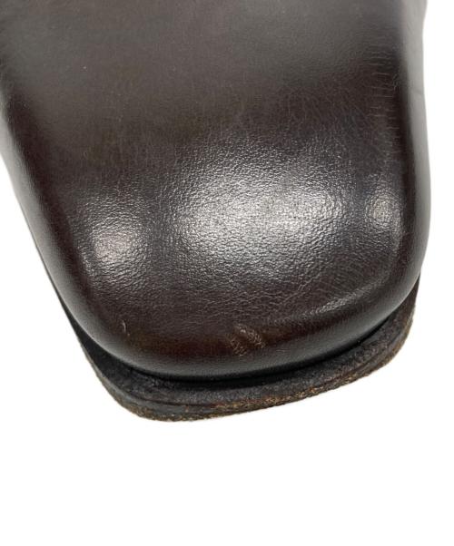 ERMENEGILDO ZEGNA（エルメネジルド・ゼニア）ERMENEGILDO ZEGNA (エルメネジルド・ゼニア) ビジネスシューズ ブラウン サイズ:6の古着・服飾アイテム