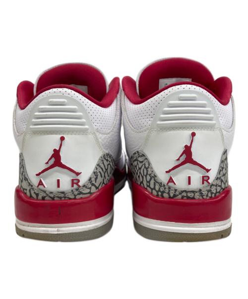 NIKE（ナイキ）NIKE (ナイキ) スニーカー ホワイト×グレー サイズ:25.5cmの古着・服飾アイテム