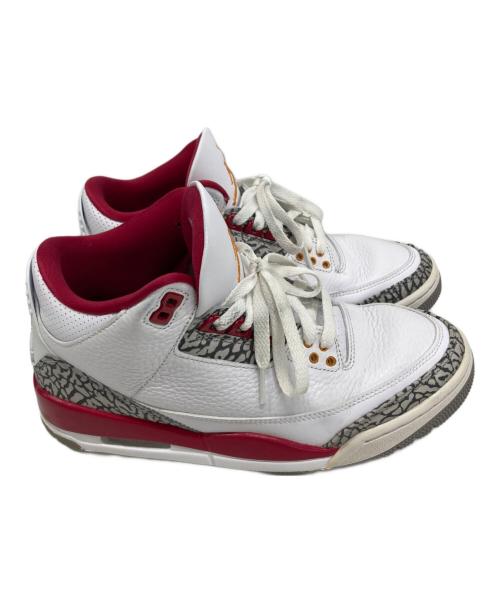 NIKE（ナイキ）NIKE (ナイキ) スニーカー ホワイト×グレー サイズ:25.5cmの古着・服飾アイテム