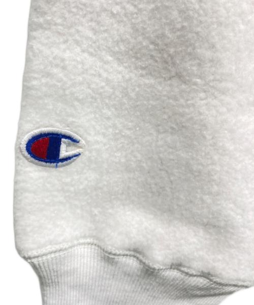 Champion REVERSE WEAVE（チャンピオン リバース ウィーブ）Champion REVERSE WEAVE (チャンピオン リバース ウィーブ) クルーネックスウェット ホワイト×ライトグレー サイズ:S 未使用品の古着・服飾アイテム