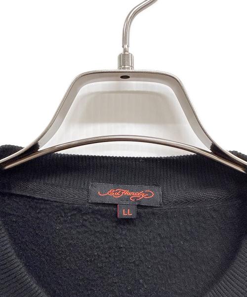 Ed Hardy（エド ハーディー）Ed Hardy (エド ハーディー) 裏起毛スウェット ブラック サイズ:LLの古着・服飾アイテム
