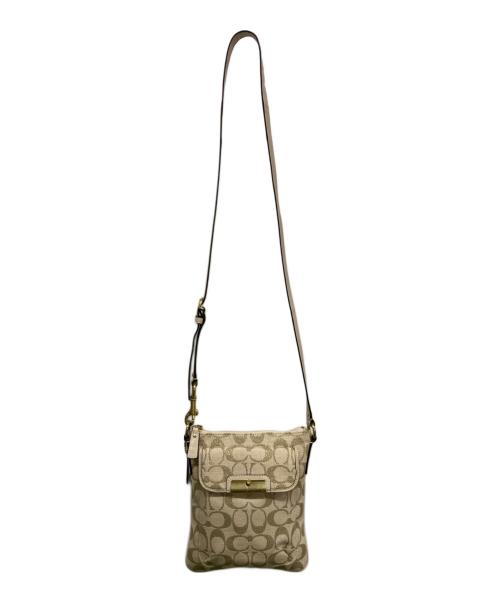 COACH（コーチ）COACH (コーチ) ショルダーバッグ ベージュの古着・服飾アイテム