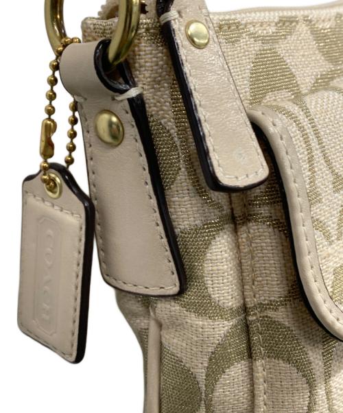 COACH（コーチ）COACH (コーチ) ショルダーバッグ ベージュの古着・服飾アイテム