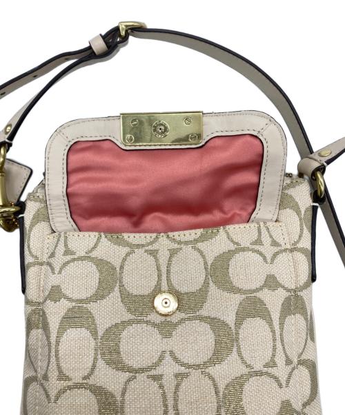 COACH（コーチ）COACH (コーチ) ショルダーバッグ ベージュの古着・服飾アイテム