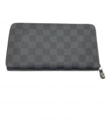 LOUIS VUITTON（ルイ ヴィトン）の古着「ラウンドファスナー財布」｜ブラック