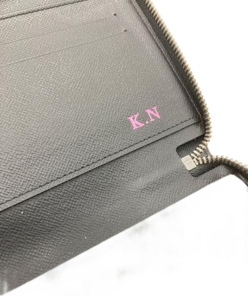 LOUIS VUITTON（ルイ ヴィトン）LOUIS VUITTON (ルイ ヴィトン) ラウンドファスナー財布 ブラックの古着・服飾アイテム