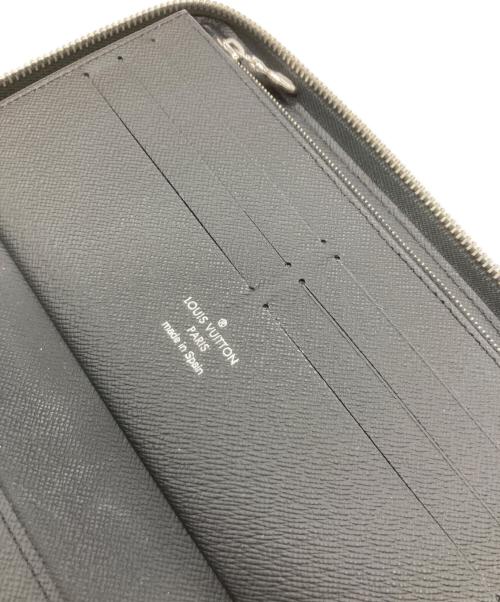LOUIS VUITTON（ルイ ヴィトン）LOUIS VUITTON (ルイ ヴィトン) ラウンドファスナー財布 ブラックの古着・服飾アイテム