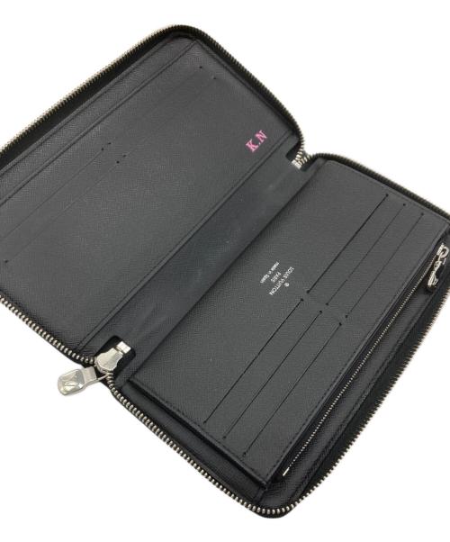 LOUIS VUITTON（ルイ ヴィトン）LOUIS VUITTON (ルイ ヴィトン) ラウンドファスナー財布 ブラックの古着・服飾アイテム