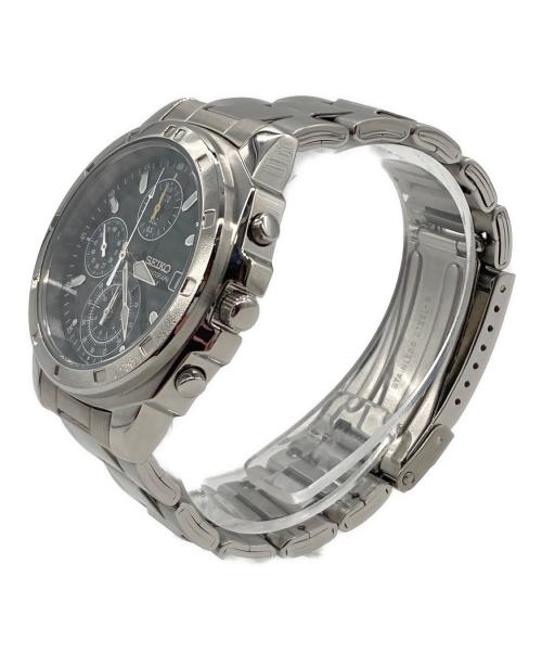 SEIKO（セイコー）SEIKO (セイコー) クロノグラフ ネイビーの古着・服飾アイテム