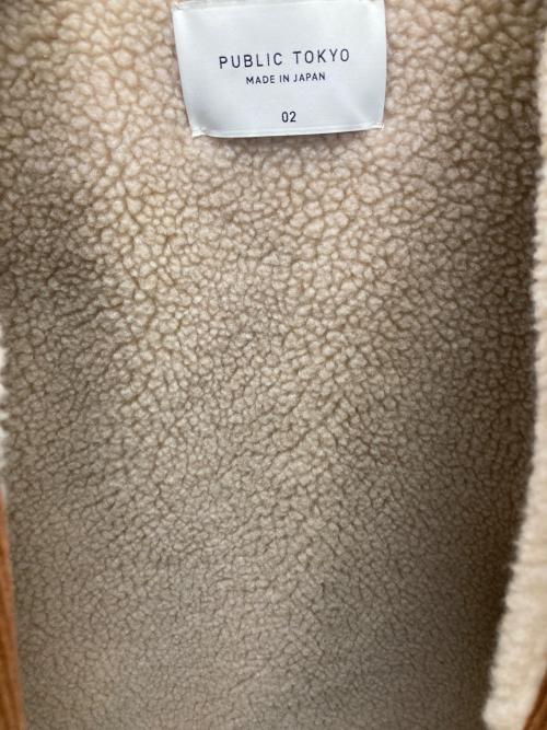 PUBLIC TOKYO（パブリックトウキョウ）PUBLIC TOKYO (パブリックトウキョウ) ランチジャケット ブラウン サイズ:2の古着・服飾アイテム