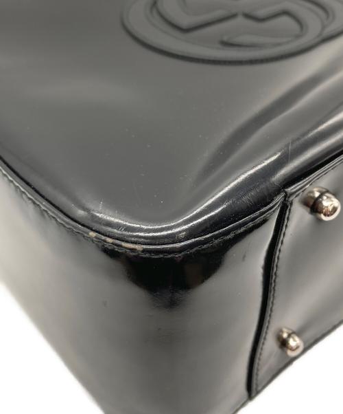 GUCCI（グッチ）GUCCI (グッチ) 2WAYショルダーバッグ ブラックの古着・服飾アイテム