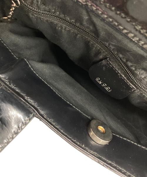 GUCCI（グッチ）GUCCI (グッチ) 2WAYショルダーバッグ ブラックの古着・服飾アイテム