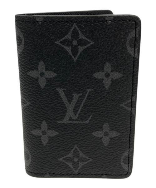 LOUIS VUITTON（ルイ ヴィトン）LOUIS VUITTON (ルイ ヴィトン) カードケース ブラックの古着・服飾アイテム