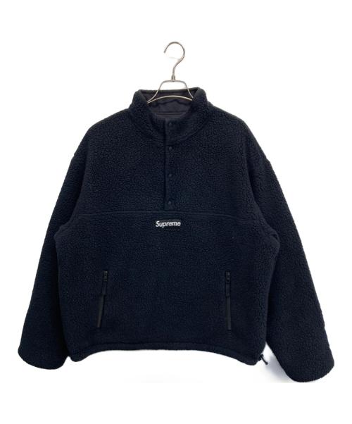 SUPREME（シュプリーム）SUPREME (シュプリーム) Polartec Shearling Reversible Pullover ブラック サイズ:Mの古着・服飾アイテム