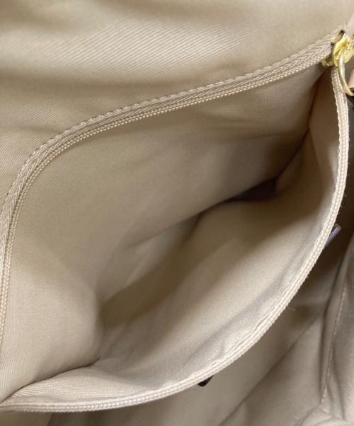 COACH（コーチ）COACH (コーチ) 2WAYバッグ アイボリー×ブラウンの古着・服飾アイテム